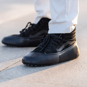 <span class=keywords><strong>Botas</strong></span> de Seguridad Unisex YTD con Punta Redonda, Parte Superior de Goma Antideslizante para Uso Industrial en Cocinas y Campos Petroleros, Otoño - Product Image 1