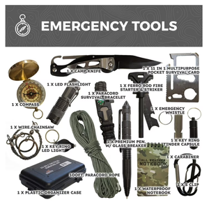Kit <span class=keywords><strong>de</strong></span> <span class=keywords><strong>survie</strong></span> Bug Out Bag pour <span class=keywords><strong>1</strong></span> personne - Sac à dos <span class=keywords><strong>de</strong></span> <span class=keywords><strong>survie</strong></span> 50L - Outils <span class=keywords><strong>de</strong></span> <span class=keywords><strong>survie</strong></span> tactiques - Product Image 6