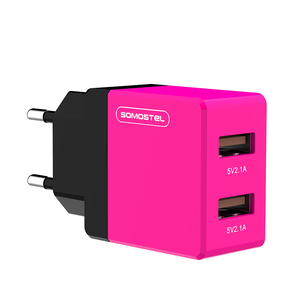Alta calidad 2 en 1Cargadors Para Celulares 5V 2.1A Somostel <span class=keywords><strong>A53</strong></span> Adaptador <span class=keywords><strong>de</strong></span> cargador USB dual para teléfono - Product Image 2