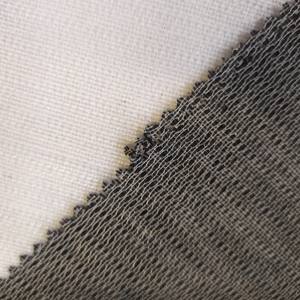 ผ้า <span class=keywords><strong>Buckram</strong></span> Interlining ถักแบบหลอม Interfacing สำหรับชุดสูท - Product Image 2