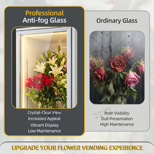 Distributeur automatique de fleurs <span class=keywords><strong>24h</strong></span> sans surveillance, avec 10/12 casiers indépendants et présentoir raffiné, directement de l'usine - Product Image 3