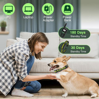 3300FT wiederauf ladbarer Vibrations schock 2-in-1-Trainingshalsband für Hunde und automatische Anti-Bark-Fernbedienung