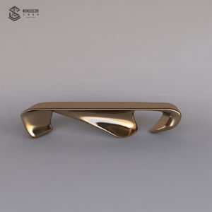 طاولة فنية من الفولاذ المقاوم للصدأ بتصميم عصري مجرد لصالة الفندق وغرفة المعيشة - Product Image 6