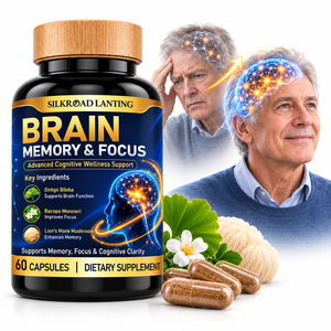 Capsules en gros pour la santé cérébrale avec Ginkgo Biloba, Bacopa Monnieri et Champignon Crinière de Lion – Complément alimentaire - Product Image 1
