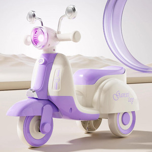 Trottinette électrique pour enfants Ganxi Toy, tricycle violet à 3 roues, pour les tout-petits de 1 à 3 ans - Product Image 1