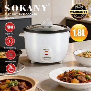 หม้อหุงข้าวอเนกประสงค์ Sokany พร้อมถาดหมุน หม้อหุงข้าวอุตสาหกรรมเชิงพาณิชย์พร้อมหม้อ Sokany เครื่องใช้ไฟฟ้าในครัวเรือน - Product Image 3