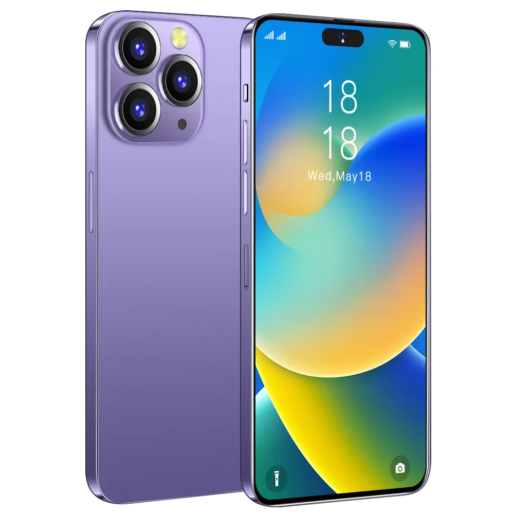 Neues heißes Telefon 14 Pro 6,8 Zoll Original 5G Smartphone 64 GB ROM Android 12 Mobiltelefon