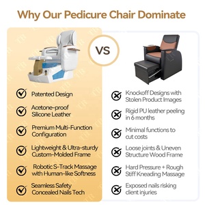 Turri elettrico massaggio piedi Spa Pedicure sedia <span class=keywords><strong>salone</strong></span> <span class=keywords><strong>salone</strong></span> poltrona con vetro senza impianto idraulico Fauteuil De Pedicure - Product Image 4
