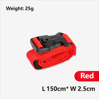 Sangles de cargaison légères, réglables et portables en nylon rouge pour l'extérieur, avec boucles à dégagement rapide, attaches de câbles et sangles pour le camping, la randonnée et l'escalade