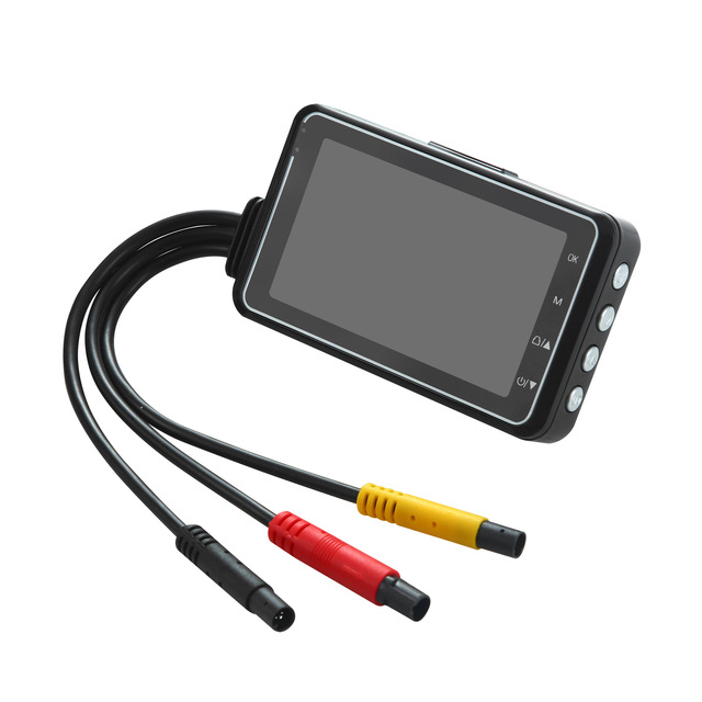 1080P Waterproof Motorcycle Camera DVR Motorcycle Dashcam 3 Inch Front & Rear  Dual Lens Camera Bike Video Recorder DVR