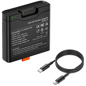 7.4V 12000mAh haute capacité pour <span class=keywords><strong>JBL</strong></span> <span class=keywords><strong>Xtreme</strong></span> 4 <span class=keywords><strong>batterie</strong></span> <span class=keywords><strong>JBL</strong></span> PartyBox Stage 320 <span class=keywords><strong>batterie</strong></span> de rechange avec entrée TYPE-C pour haut-parleur Portable - Product Image 3