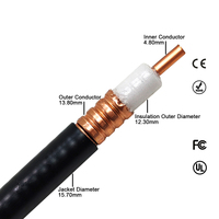 Factory Flame Retardant HCAAYZ-50-12 Coaxial RF Cable Low-loss High-performance 1/2 LSZH Feeder Cable Made in China