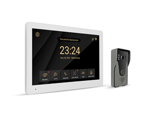 <span class=keywords><strong>Videoportero</strong></span> <span class=keywords><strong>IP</strong></span> inteligente Tuya de 2 hilos, intercomunicador de video, <span class=keywords><strong>videoportero</strong></span> con 2 cerraduras, monitor IPS de 10 pulgadas - Product Image 3