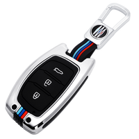 Coque de clé télécommande intelligente HYUNDAI Tucson Sonata Elantra, en alliage de Zinc, étui à 3 boutons, housse pour clé de maison
