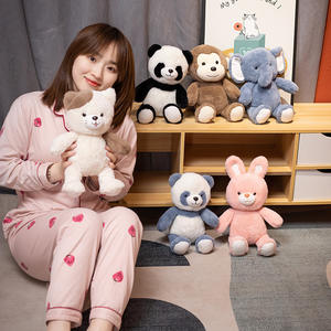 Jouet panda rouge poupée en peluche cadeau d'anniversaire de <span class=keywords><strong>cochon</strong></span> girly mignon couette super douce avec remplissage en coton PP Techniques lavées - Product Image 4