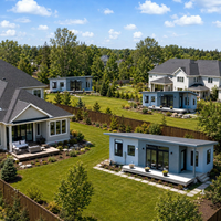 Fournisseur d'Or de maisons modulaires préfabriquées pour jardins et cours arrière en Chine, avec des solutions de projet complètes personnalisées pour le développement de projets