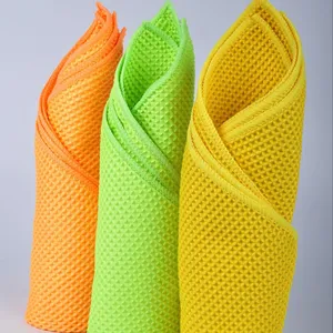 超细纤维除尘器清洁超细纤维华夫格布毛巾