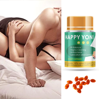 Kapsul Herbal Alami Pengencang Vagina Perawatan Kewanitaan Mengecilkan Yoni Pop Pelumas Mendukung Kesehatan Wanita Label Pribadi