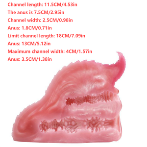 ของเล่นทางเพศมังกรไฟก้นเครื่องบินถ้วยกันน้ำสมจริงของเล่นทางเพศสำหรับผู้ชาย - Product Image 6