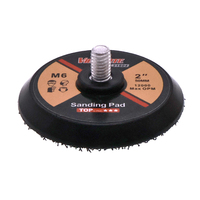 Support de ponçage VIBRATITE 2 pouces à filetage M6, type fin, avec boucle auto-agrippante, pour le polissage du métal et du bois