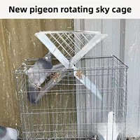 Nouvelle cage à pigeons à montage DIY pour la maison, maille fine, rotation automatique, galvanisée, montage facile
