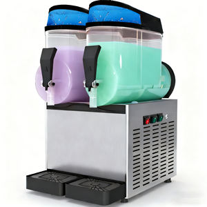 Automatic Portable Slush Machine Commercial Energy <b>Saving</b> Stainless Steel 1100W High Efficiency 24L Capacity Freezing Crusher - Product Image 2