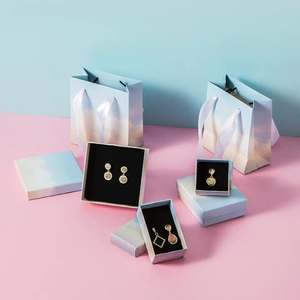 Cajas de Papel para Empaque de Joyería con Logotipo Personalizado, Cajas para Anillos, Aretes, Pulseras y Colgantes - Product Image 1