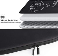 Funda para ordenador portátil suave de Material de neopreno impermeable, funda para ordenador portátil para Macbook Air Pro13 14 15, funda para portátil
