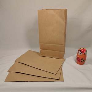 Bolsas de Papel Desechables Hechas en Fábrica, Bolsas de Papel de Grado Alimenticio, Bolsas de Entrega para Pedidos a Domicilio, Logotipos Personalizados - Product Image 6