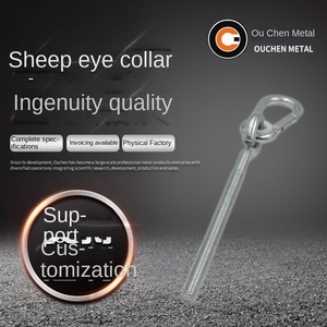 Thép không gỉ kẽm mạ mùa xuân móc với mắt Bolt Heavy-Duty Carabiner cho nâng/treo chống ăn mòn phần cứng - Product Image 2