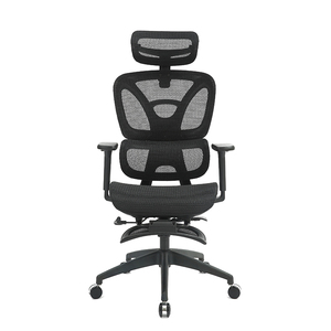 Chaise en maille ergohumaine personnalisée en usine chaise de bureau réglable en hauteur avec accoudoir - Product Image 2