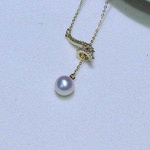 Collier de perles naturelles Meisong pour bébé, 5 couches, haute qualité, 5-4 mm, multi-brins, avec boîte cadeau, nouvel accessoire de beauté - Product Image 2