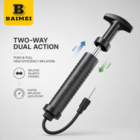 Pompe à ballon portable BAIMEI, pompe à air sportive avec aiguille pour basketball, football, volley-ball, vente en gros OEM
