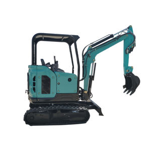 Mini excavadora NT20 de 2 toneladas, nueva, de 1.5 y 1.7 toneladas, máquina pequeña con orugas de goma, buena calidad, fabricada en China, mini máquina NT20 azul. - Product Image 2
