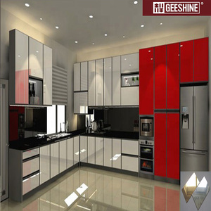 Trọng lượng nhẹ thiết kế hiện đại chống cháy <span class=keywords><strong>ACP</strong></span> cho tủ bếp chống cháy lõi Pe/pvdf lớp phủ nhiều màu sắc-alucobond cho - Product Image 2