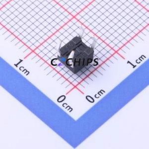 YTS1H0162BBT00 Tactile Switch Through hole Component (THT) Switch Single Pole Single Throw Round Button 2.5N Through Hole - Product Image 2