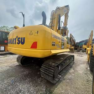 Excavadora Komatsu PC220 de 20 toneladas de segunda mano con bomba de caja de cambios de motor-Precio bajo y buen estado para la construcción - Product Image 2