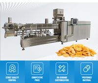 Machine automatique compacte pour la fabrication de céréales de petit-déjeuner (granola), extrudeuse à double vis pour flocons de maïs et transformation de céréales multigrains