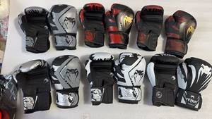 <span class=keywords><strong>Gants</strong></span> de <span class=keywords><strong>boxe</strong></span> Muay Thai en cuir PU élastique de nouvelle conception - Product Image 3