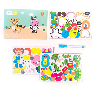 Jeu <span class=keywords><strong>de</strong></span> société personnalisé pour enfants jeux <span class=keywords><strong>de</strong></span> puzzle amusants nouvelle planche à dessin puzzles éducatifs pour enfants apprenant filles garçons <span class=keywords><strong>livre</strong></span> occupé - Product Image 5