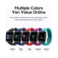 Lemfo — montre connectée 116 plus, écran oled HD, numérique, rappel d'appel, moniteur de sommeil, alarme mclock, pour sport, nouveau