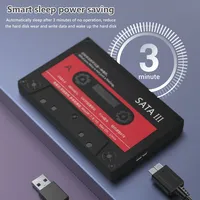 Boîtier externe pour disque dur SATA 2,5 pouces 6 Gbps 6 To USB 3.0, boîte de conversion SSD, étui rétro pour ordinateur portable, PC, disque dur