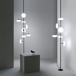 Lampadaire à colonne en métal, éclairage haut et bas, design 'Open <span class=keywords><strong>Sesame</strong></span> Flowers Cake' et 'Branches', pour décoration d'hôtel - Product Image 5