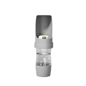 <b>Foldable</b> <b>Water</b> <b>Bottle</b> For Dogs 690ml Portable Travel Pet Feeding Dispenser Plastic Round Shape - Product Image 2