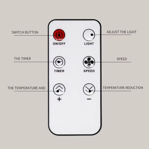 Calentador Portátil Eléctrico Enchufable de Pared, Calentador de Habitación, Electrodoméstico, Estufa, Mini Radiador, Calentador con Control Remoto, 500W - Product Image 4