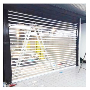 <span class=keywords><strong>Porte</strong></span> à enroulement transparente en cristal de Guangzhou, <span class=keywords><strong>porte</strong></span> à enroulement en aluminium, portes à enroulement transparentes pour magasins - Product Image 4