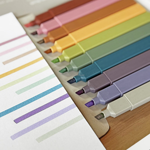 Bán Buôn Khuyến Mại Tùy Chỉnh Dễ Thương Nhiều Màu Kinh Thánh <span class=keywords><strong>Highlighter</strong></span> Bút 10 Pastel Đất Màu Sắc Macaron <span class=keywords><strong>Highlighter</strong></span> Bút Với Tùy Chỉnh - Product Image 6