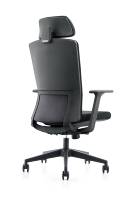 Chaise de bureau ergonomique réglable à dossier haut, confortable et pivotante, pour jeux sur ordinateur