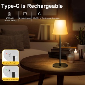 Lámpara LED Inalámbrica QF-240 para Exteriores, Resistente al Agua, Luz Nocturna Blanca Cálida y RGB, para Cama, Escritorio o Mesa - Product Image 6