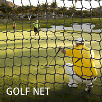 Filet de golf tressé en diamant de 1 pouce, cordon robuste, barrière anti-balles pour 7 sports, sac en filet à cordon de serrage, vente en gros OEM